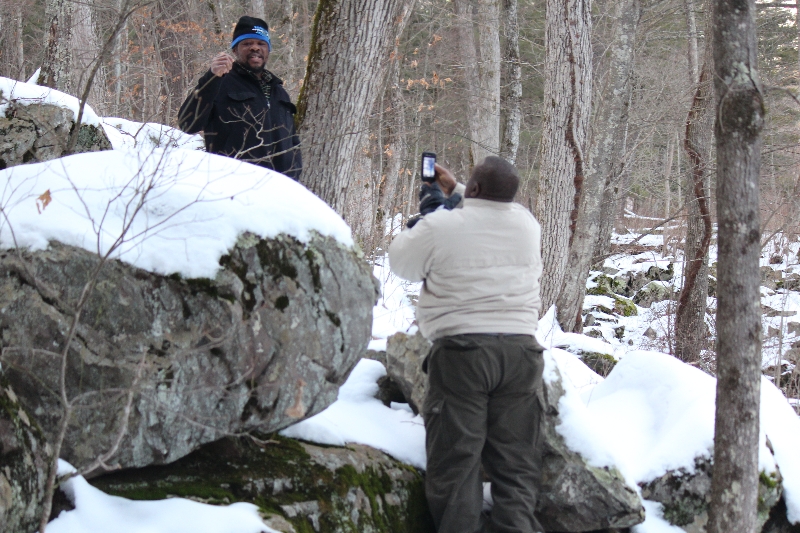 david-and-es-taking-pictures-at-bushkill-creek